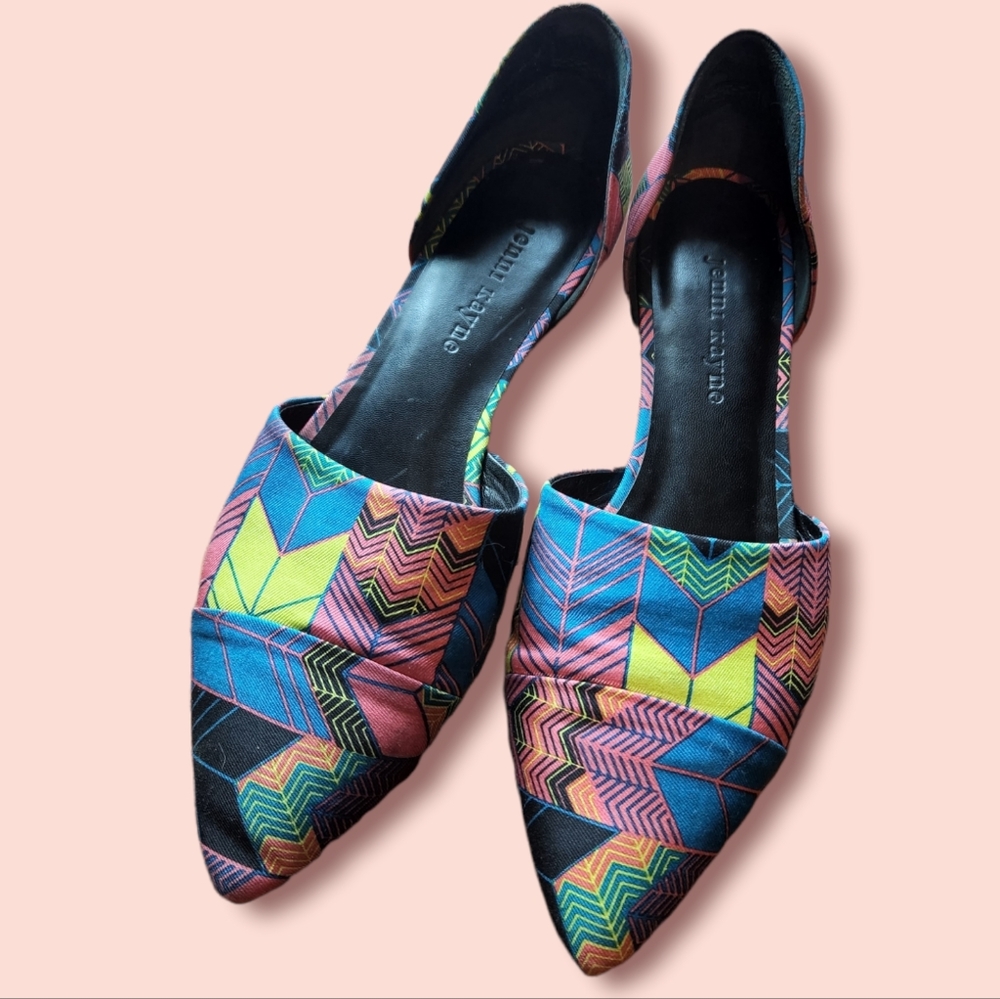 Jenni Kayen multicolored dorsay flats